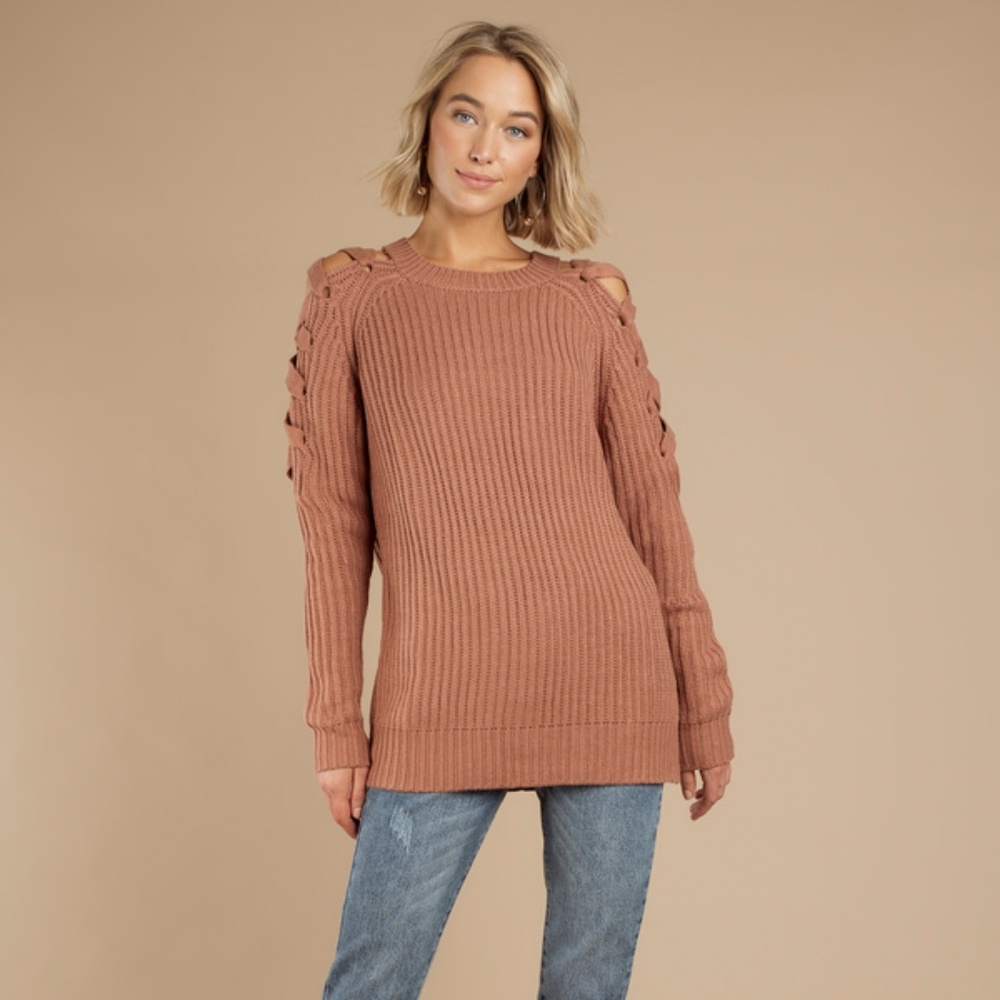 Tobi Terracotta Sweater